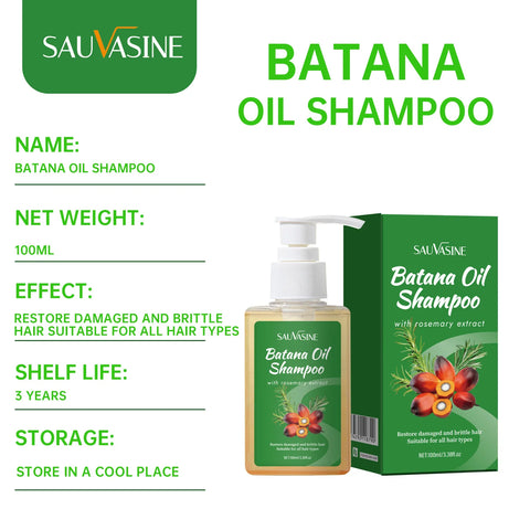 Batana Oil Shampoo and Conditioner Hair Strengthens Anti Loss Restore Damaged Cleansing Dandruff Control Hair Growth Shampoo