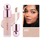 Concealer with Pore Blurring Moisturizing Oil Control Long Lasting Sweat Resistant Non Transfer for Covering Facial Blemishes