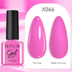 LILYCUTE  5ml Gold Sliver Metallic Liner Gel Nail Polish French Style Super Bright Mirror Pull Line Graffiti Painting Stripe Gel