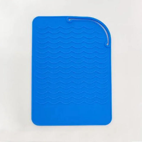 Portable Silicone Heat Resistant Mat Hair Straightener Curler Insulation Pad Non-Slip Anti Heat Mat Hair Styling Tool For Travel