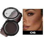 Waterproof Contouring Powder Palette Matte Finishing Bronzer Hairline Modify Nose Shadow Buildable Coverage for All Skin Tones
