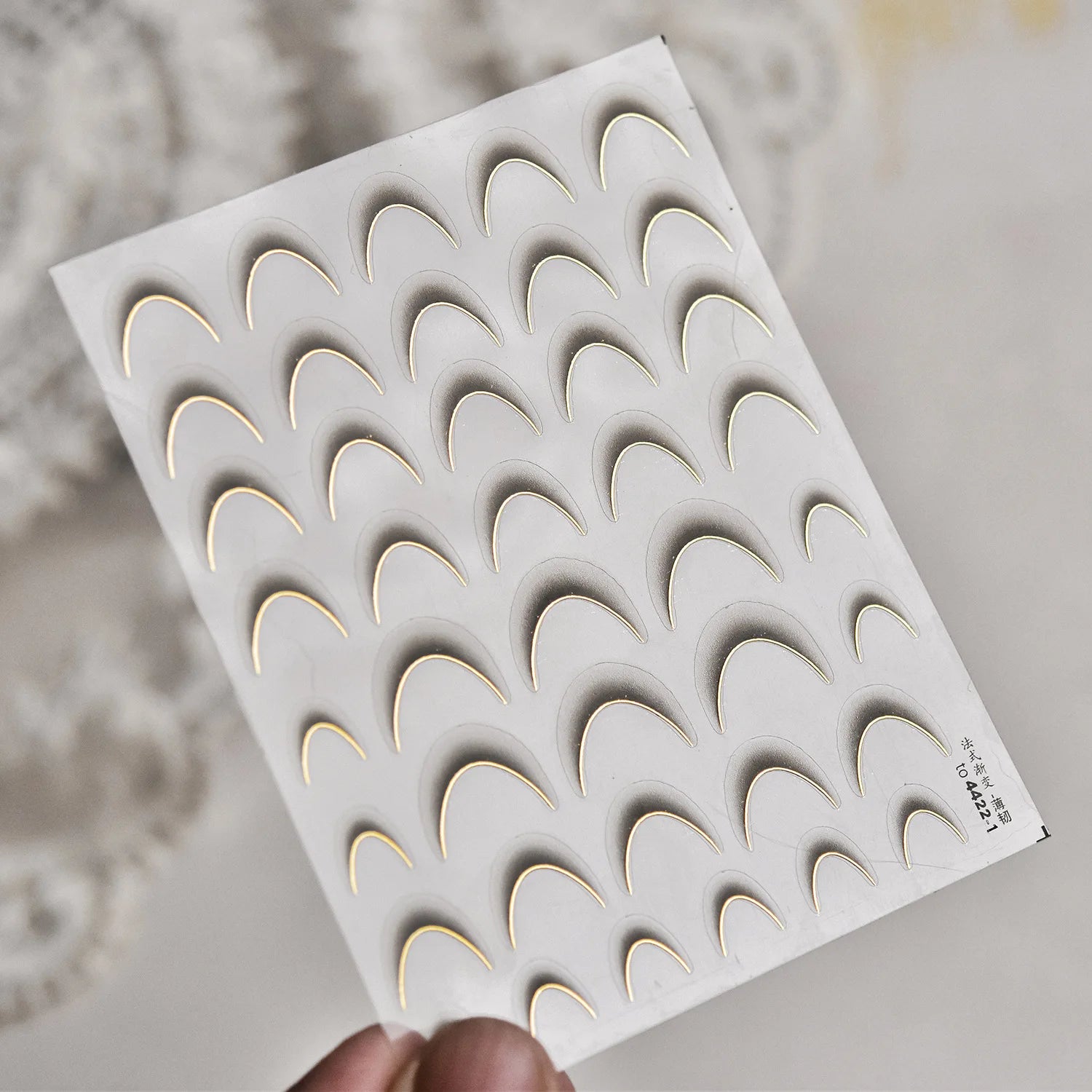 1PCS White French Manicure Strip Nails Sticker Stencil Guide French Nail Art Decals Form Fringe DIY Line Tips Decoration Tools