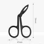 New Elbow Eyebrow Pliers Clip Scissors Tweezers Straight Pointed Stainless Steel Eyebrow Plucking Makeup Beauty Tools