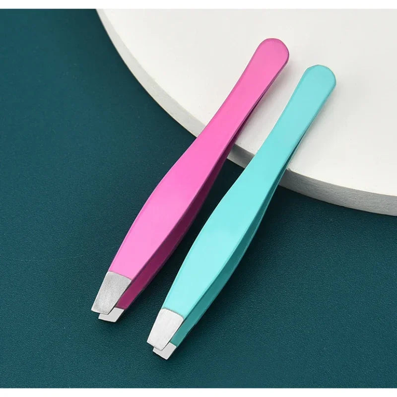 1 Pcs Beauty Eyebrow Clip Eyebrow Trimming Set Stainless Steel Tweezers Eyebrow Clip  Tools Professional Beauty Accessories