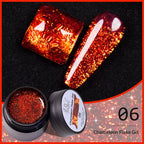 AWStorG 5ML Super Silver Metallic Gel Nail Polish Metal Effect Painting Gel Chromes Varnis Semi Permanent for Nail DIY
