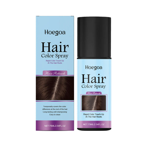 Temporary Hair Coloring Spray One-Time Hair Color Covering White Gray Hair Hairline Dye Lasting Coloring Black Hair Dye Spray