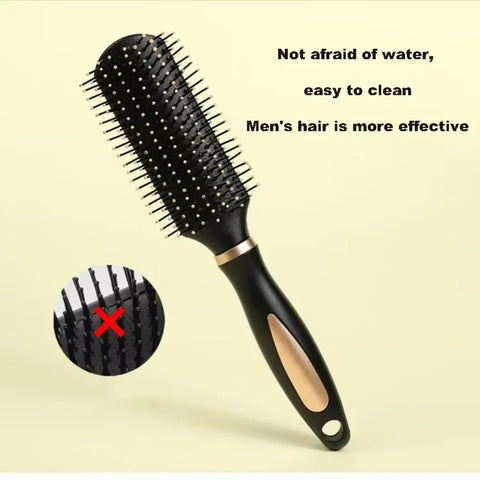 Professional Salon Straight Smooth Paddle Hair Brush Large Hairdressing All Hair Type Hairbrush Styling Comb for Women Men