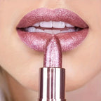 Rose smoke powder, bright starry sky, glossy velvet texture, durable, make your lips shiny, waterproof, anti-fouling.