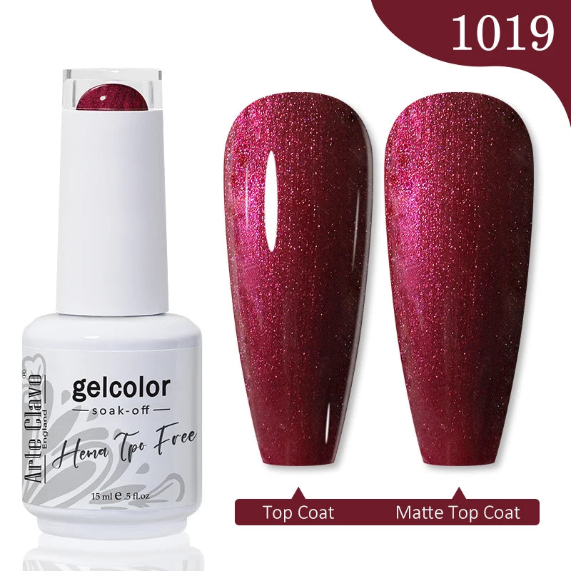 Arte Clavo Hema Free TPO Free Nail Gel Polish Nail Supplies Vernis Semi Permanent Nail Art Manicure Soak Off UV Gel Nail Varnish