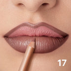Matte Lip Liner Pencil Nude, Long-Lasting Waterproof, Smudge-Proof, Precise Outline, Smooth Creamy Formula
