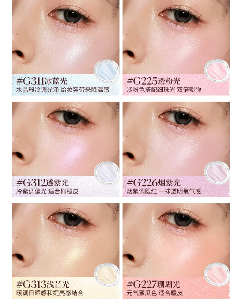 JOOCYEE Highlighter Blush Shimmer Stain Long-lasting Natural-looking Easy to apply Original Makeup Cosmetics