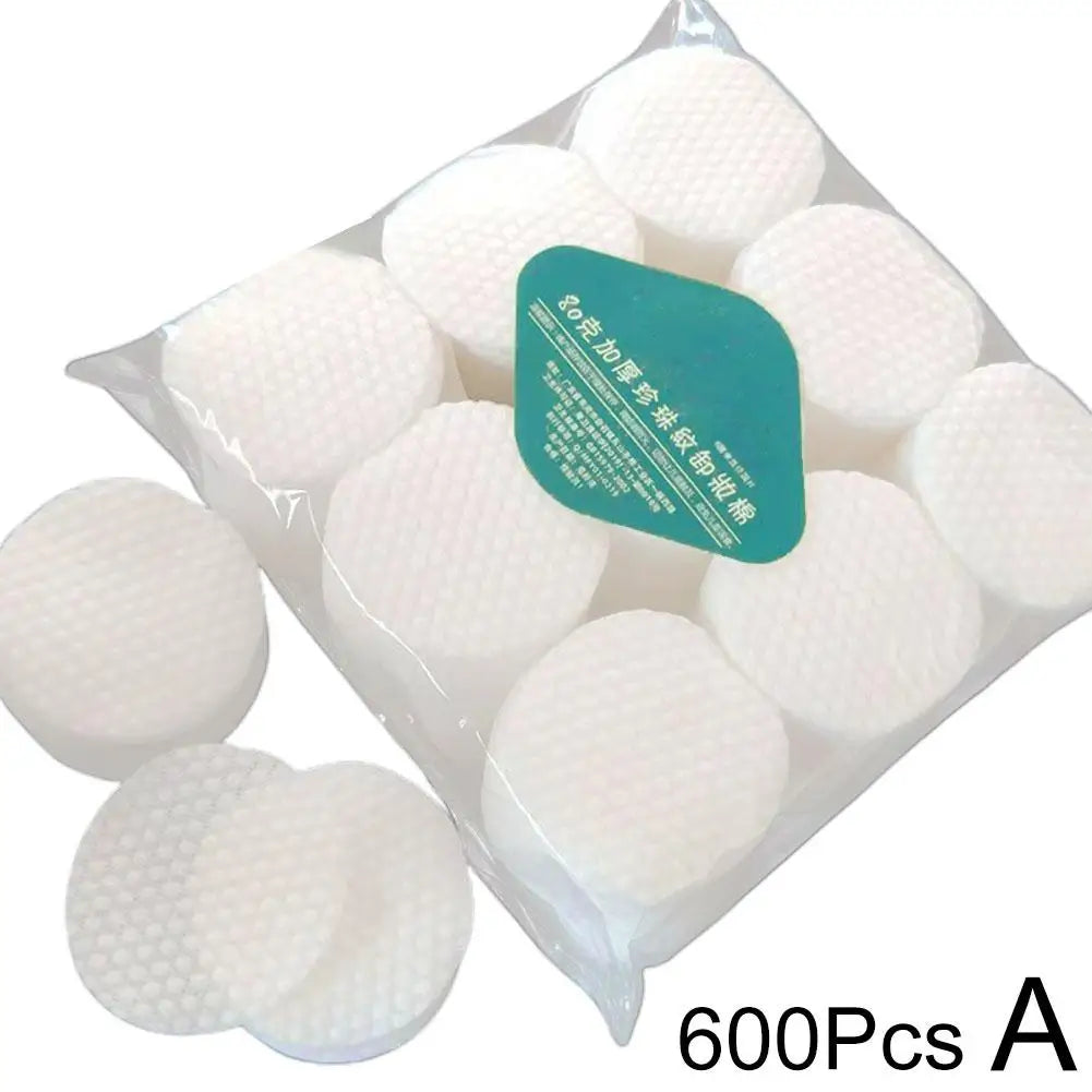 600pcs Thin/Pearl Disposable Tattoo Clean Cotton Pads Microblading Supplies Soft Facial Makeup Remover Cleansing Cottons