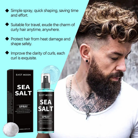 Sea Salt Hair Styling Spray Improving Thickening Strong Holding Non Greasy Fluffy Volumizing Reducing Sticky Hair Nourishing Oil