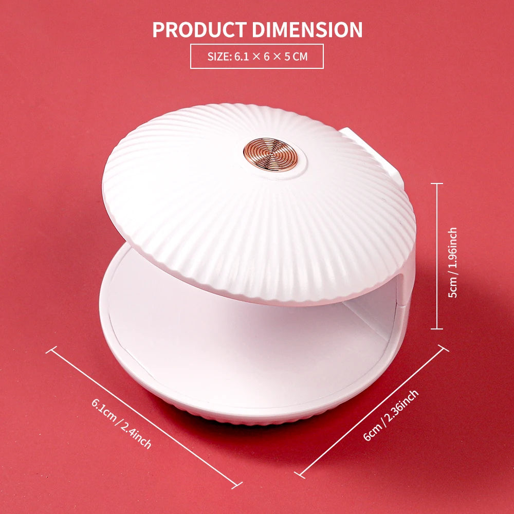 Mini Nail Dryer UV LED Lamp Machine Shell Single Finger Phototherapy Machine for Nails UV Gel Polish Quick Drying Manicure Tools
