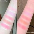 Flower Knows Strawberry Rococo Series Embossed Blush Fine Powder Makeup Smooth Long-Lasting Blusher Face Enhancing Makeup Color