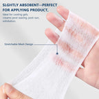 200pcs Thin Cotton Pads, Stretchable Cotton Wipes for Face Thin Silken Wipes Makeup Remover Cotton Pad for Wet Application Toner