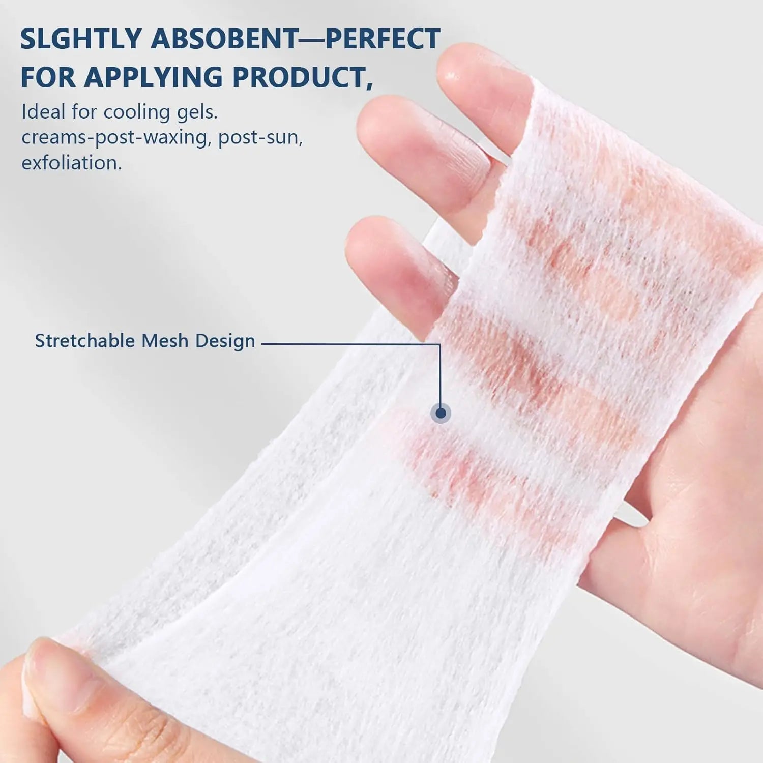 200pcs Thin Cotton Pads, Stretchable Cotton Wipes for Face Thin Silken Wipes Makeup Remover Cotton Pad for Wet Application Toner