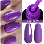 LILYCUTE 7ML Pink Glitter Nail Gel Polish Nude Natural Long Lasting Manicure Soak Off UV LED Nail Art Base Top Coat Gel Varnish
