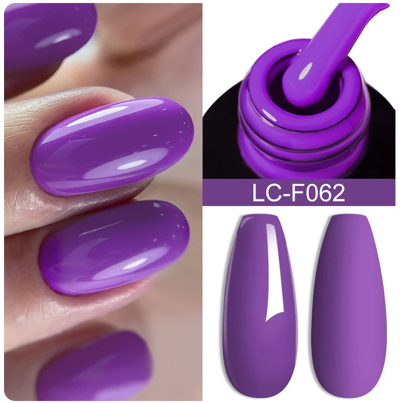 LILYCUTE 7ML Pink Glitter Nail Gel Polish Nude Natural Long Lasting Manicure Soak Off UV LED Nail Art Base Top Coat Gel Varnish