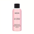 2in 1 Gel Cleanser for Nails & Polish Remover, Professional Slip Solution for Poly Gel Nails for & LED Gel, Anti-Stick Formula,