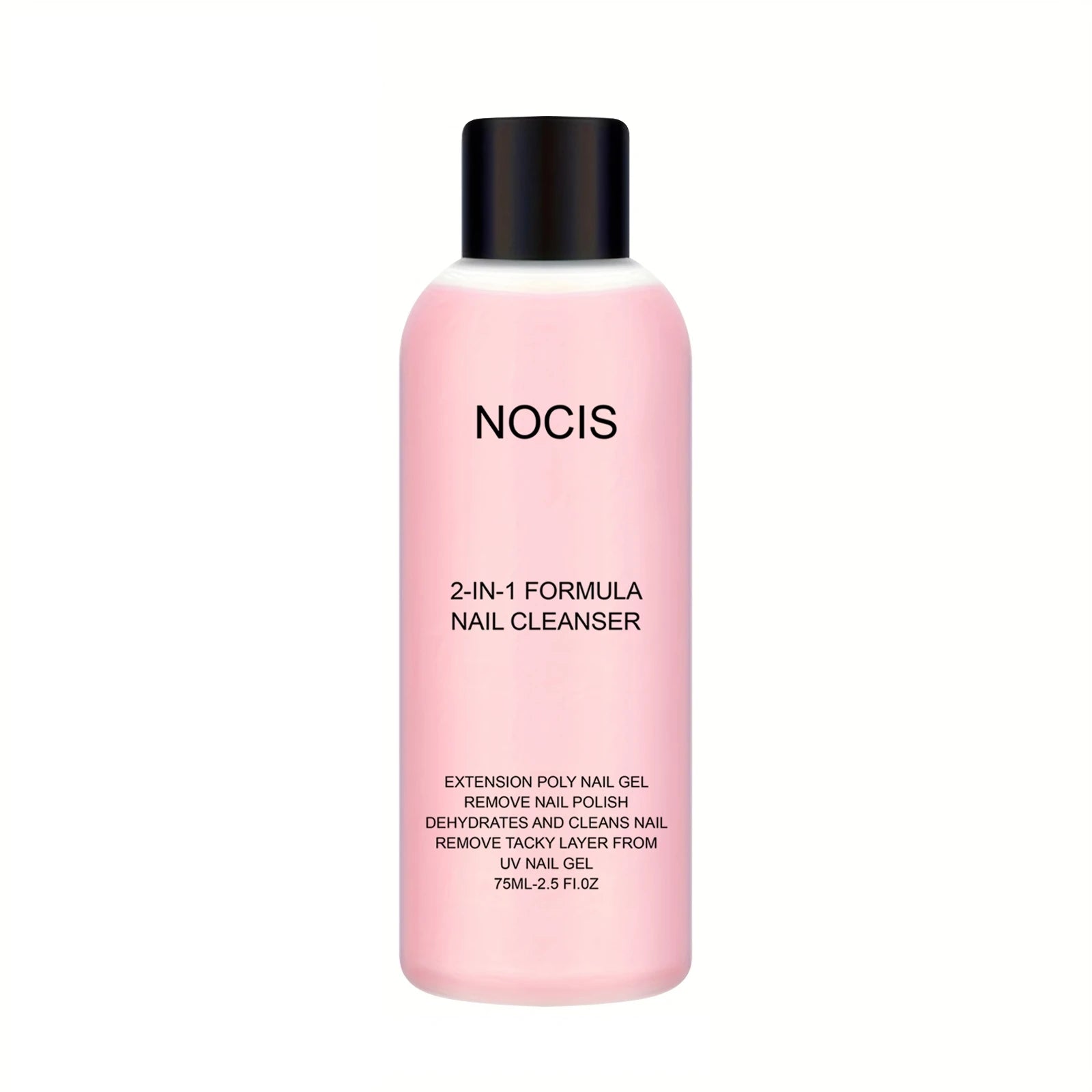 2in 1 Gel Cleanser for Nails & Polish Remover, Professional Slip Solution for Poly Gel Nails for & LED Gel, Anti-Stick Formula,