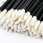 MEISHENJIE 50/500/1000pcs Lip Brushes Makeup Mascara Wands Lipstick Micro Brushes Applicators Cleaner for Eyelash Extension Tool