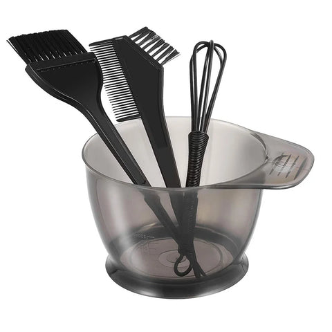 6pcs/set Professional Hair Coloring Kit for Barber Salon and Home Use - Includes Hairdressing Tools for Perfect Color Match and