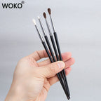 Small Crease Brush Mini Pointed Eyeshadow Blending Makeup Brush Fluffy Goat Hair / Horse Hair Precise Tapered Crease Makeup Tool