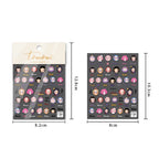 1pcs Dream Flower Window Shell Light Nail Art Stickers Japanese Flower Self Adhesive Stickers Press On Nails Decoration Decals