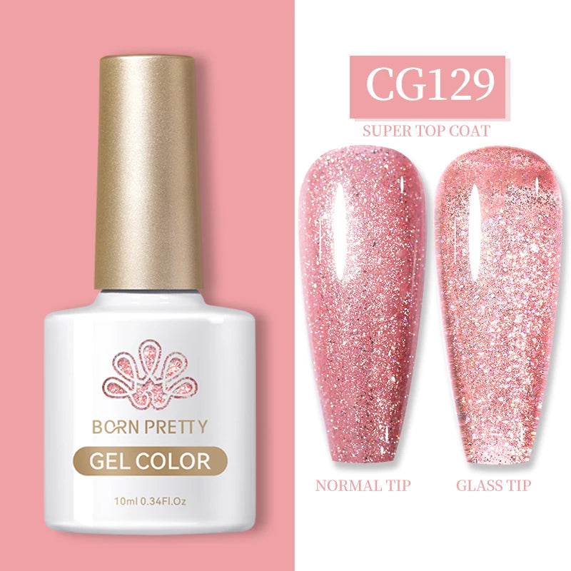 BORN PRETTY 10ml Gel Nail Polish Gel 130 Colors Semi Permanent Solid Nail Gel Varnish Soak Off UV Gel for Base Top Coat