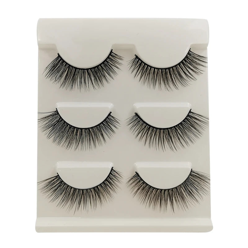 False Eyelashes 3/10 Pairs Natural Long Mink Lashes Strip Dramatic Fake Lashes Full Eye yelash Extension Makeup Faux Cils Tool