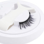 Hot Magnetic Eyelashes Set 1 Pair Reusable No Glue Needed False Eyelashes with Magnetic Tweezers Curly Faux Lashes Makeup Tool