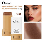 O'cheal Face Foundation Sticks Moisturizing Concealer Contouring Cream Matte Bronzer Face Brighten Makeup Beauty Cosmestic