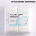 Soft Disposable Nail Polish Remover Pads - Lint-Free Soak Wipe Cleaning Patches for Manicure & Pedicure, Cosmetic Tools for Nail