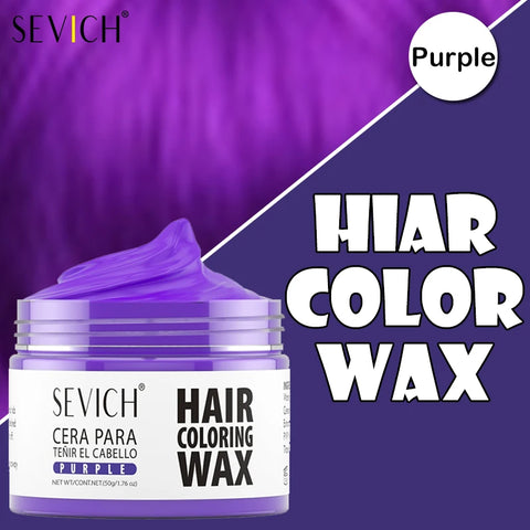 13 Color Hair Colour Wax DIY Hairs Dyed Mud Easy To Wash Long Lasting Dye for Eyebrow Beard Coloring Temporary Hair Colour Cream