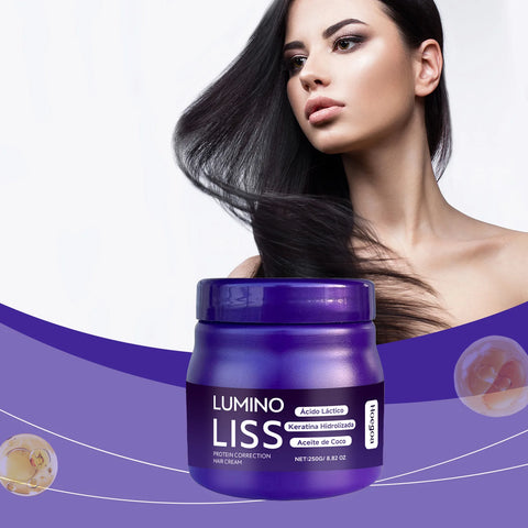 Protein Straightening Cream Prevent Frizzy Breakage Strengthen Elasticity Nourish Improve Hair Gloss Protein Straightening Cream