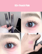 Ultra-fine Gel Eyeliner Pencil Pink Apricot Under Eye Liner Pen Waterproof Matte Aegyosal Lying Silkworm Quick Drying Eye Makeup