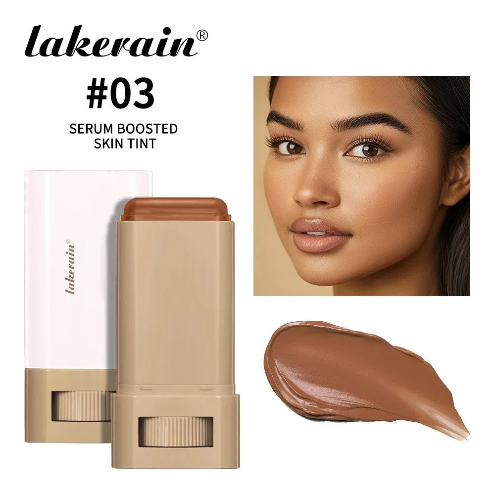 Foundation Stick Balm Skin Bronze Tint Eraser Foundation Stick Smooth Plumper Long-lasting Flawless Makeup Face Beauty Cosmetics