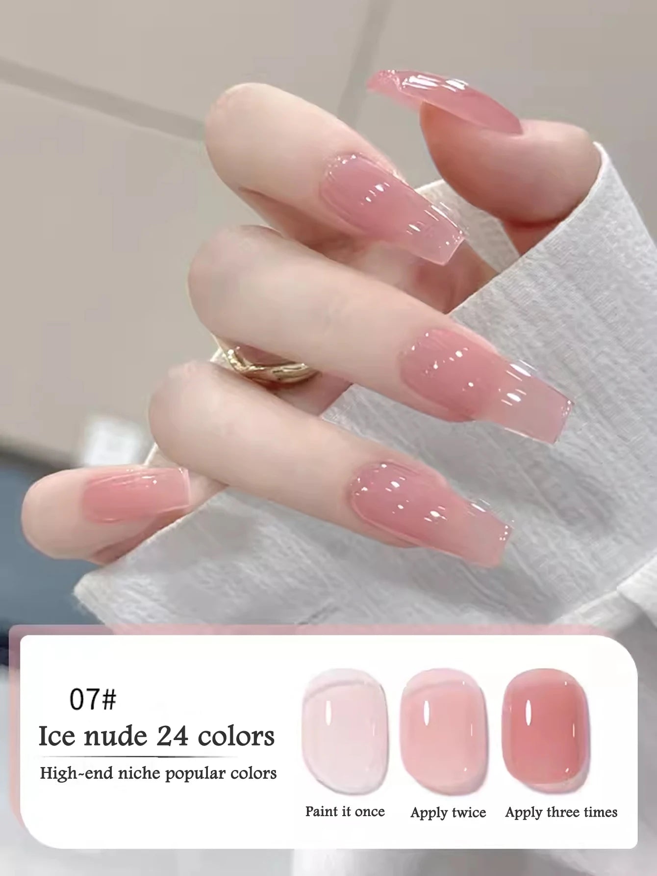 10ML 1-24PCS Milk White Jelly Gel Nail Polish Nail Art 2025 New Popular Nail Supplies UV LED Light Nails Autumn Nails