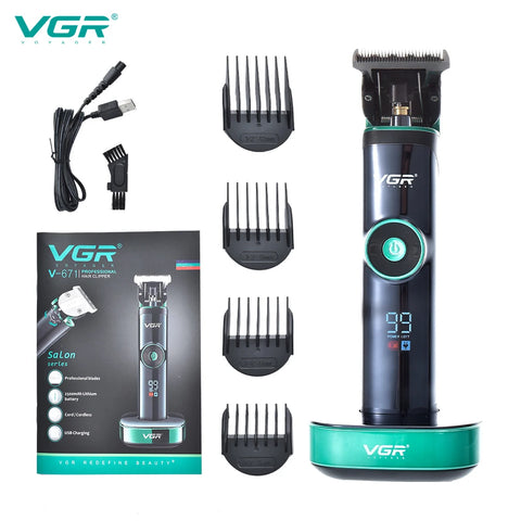 VGR Long Life Hair Trimmer Powerful Power Hair Trimmer Set for Men with Base series hair trimmer