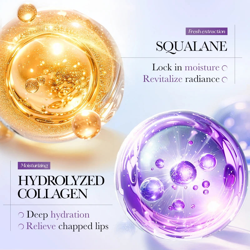 BIOAQUA Retinol Crystal Collagen Lip Mask Moisturizing Plump Lips Gel Masks Anti Wrinkles Hydrating Lip Plumper Lips Skin Care