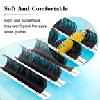 Winky Beauty Custom Your Logo Individual Eyelash Extension Silk Lashes Russian Volume Classic Eyelash Extensions for Makeup
