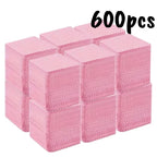 20-600pcs Lint-Free Nail Wipes Gel Cleansing Tissues Aluminum-Free Nail Polish Remover Pads for Nail Beauty Cleaning Care Tool