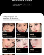 Monochrome Powder Blusher Cream Brightening Whitening Purple Lip and Cheek Dual-use Matte Natural Rouge Blush Tint Palette