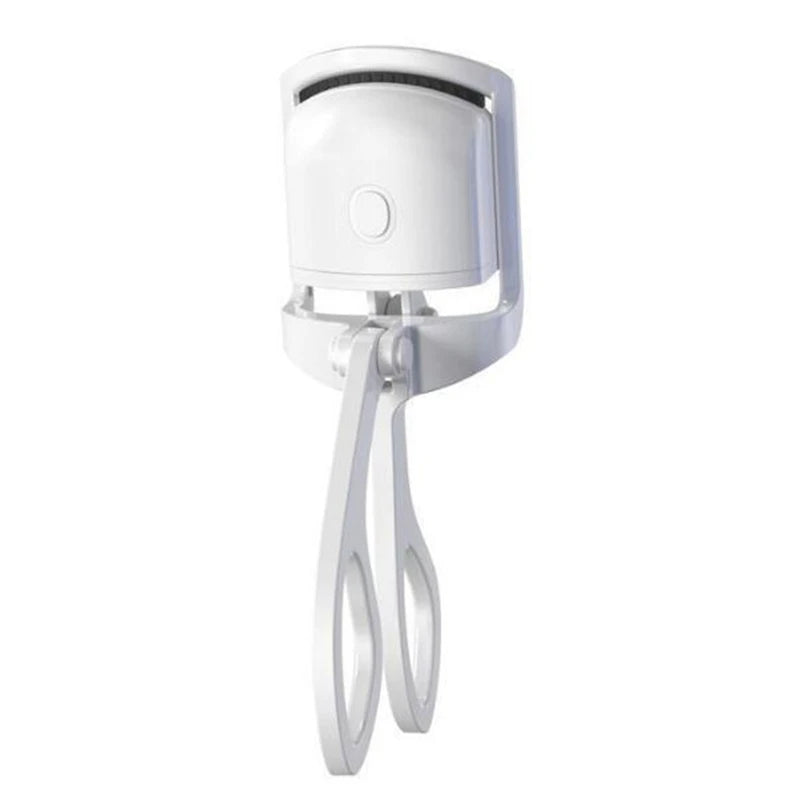 Heated Eyelash Curler with Lcd Display Silicone Pads Eyelash Protection Natural Curling Without Damaging Eyelashes Rechargeable