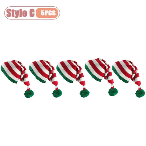 Christmas Hat Santa Costume Style Festive Beanie for Outdoor Activities Holiday Party Decoration and Christmas Gifts for Family