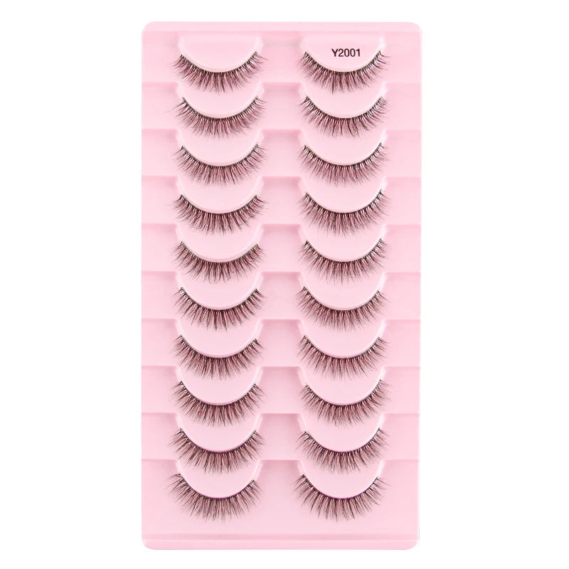 False Eyelashes 3/10 Pairs Natural Long Mink Lashes Strip Dramatic Fake Lashes Full Eye yelash Extension Makeup Faux Cils Tool