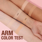 Matte Pressed Powder Foundation Full Coverage 16 Hour Longwear Face Makeup, Oil Control Flawless Finish, Finishing Powder