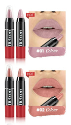 Easy Coloring Gloss Lipstick Lasting Waterproof Matte Crayon Lip Gloss Stick High Pigmented Moisturizing Lip Liner Pen Makeup