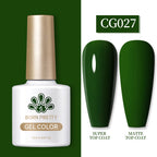 BORN PRETTY 10ml Gel Nail Polish Gel 130 Colors Semi Permanent Solid Nail Gel Varnish Soak Off UV Gel for Base Top Coat